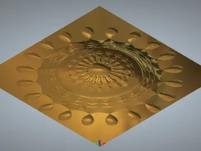 cnc 3d decoration design 3D print model