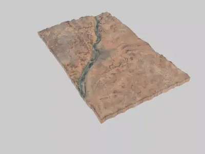 NIAMEY City Low-poly 3D model