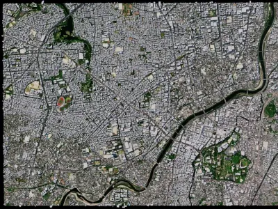 Kumamoto city of shanghai 3D model