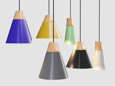 Miniforms Slope Pendant Light 3D model