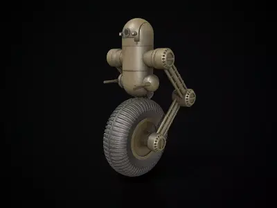 Recon dron Low-poly 3D model