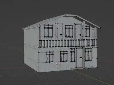 Old House 3D model 2