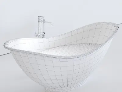 Galassia Meg11 Bathtub art 5418 3D model