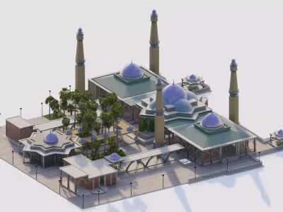 MOSQUE-Mosque Complex 3D model