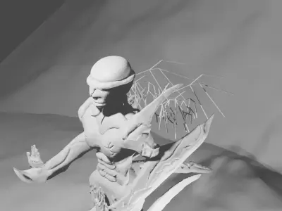 alien warrior 3D model
