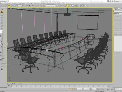meeting room cd1666 a05 3D model