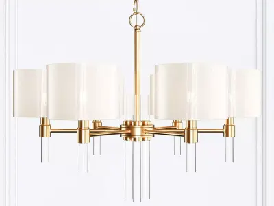 ANKE BRASS CHANDELIER 3D model