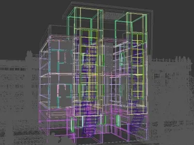 Modern Elevation Exterior 3D model