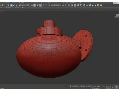 JERICO FITTER SINGLE SCONCE Low-poly 3D model