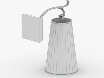 1472 - Bra Lamp Low-poly 3D model