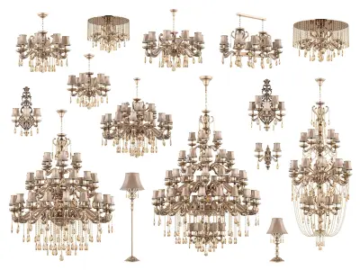 697 Fastosita Osgona Collection of Lamps 3D Model Pack