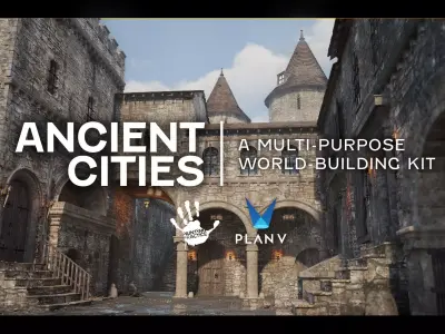 Plan V Ancient Cities A Multi-Purpose World-Building Kit 3D model