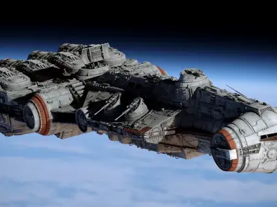 Corvette CR 96  - Star Wars 3D model