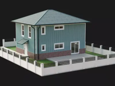 Traditional House 17 3D model