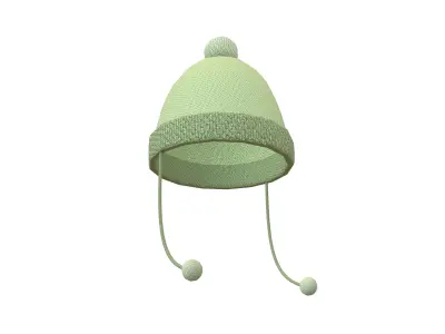 Winter Hat V1 004 Low-poly 3D model