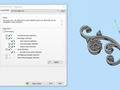 Earring 008 3D print model