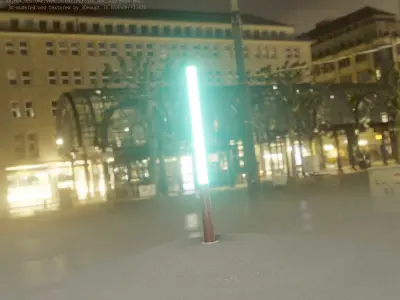 Dark Red Light-Column -28- Street-Light 9 Low-poly 3D model