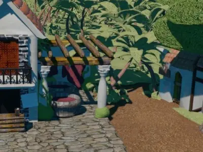 The Curse of Monkey Island Puerto Pollo 3D model