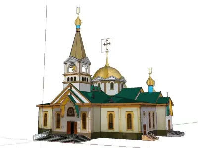Architecture-Religion-God-Culture-Temple-05 church 3D model