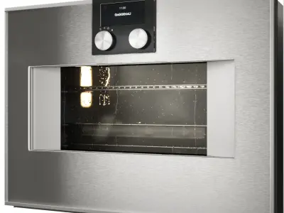 Gaggenau BS450110 and BS454110 Combi-steam oven 400 series 3D model