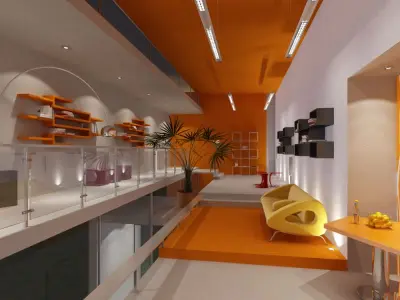 Photorealistic House Interior Collection 3D model order