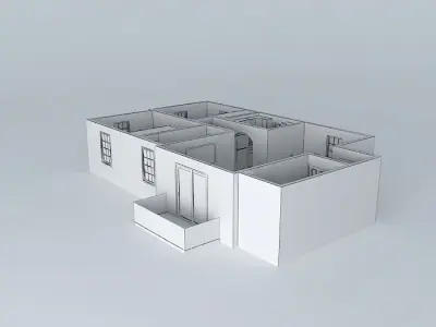 2 Bedroom Apartment Free 3D model
