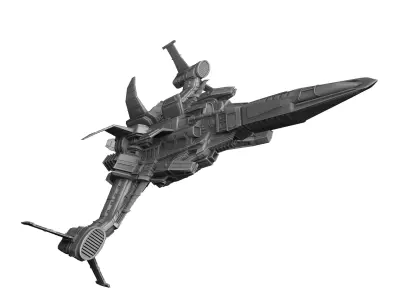 Spaceship 3D print model buy
