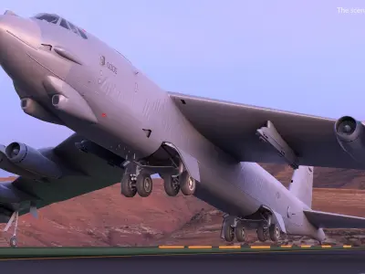  Boeing B52 Stratofortress Strategic Bomber 