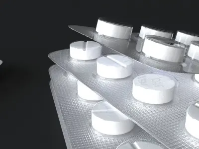 pill high-poly models 3D model