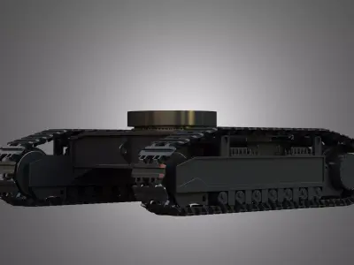 Tracks - Hydraulic Mining Shovel - 6030 FS 3D model
