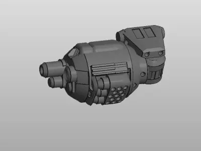 CHIBI-TECH SD - DED ARM-B     3D print model