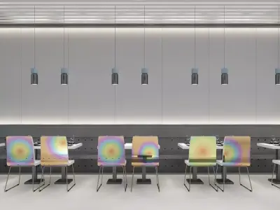 Pizza Restaurant 3D model