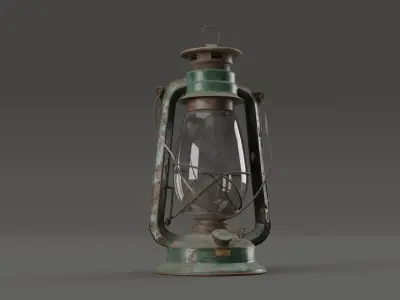 Oil Lantern  3D model