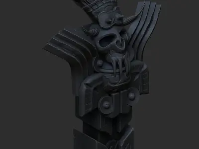 totem scary 3D model