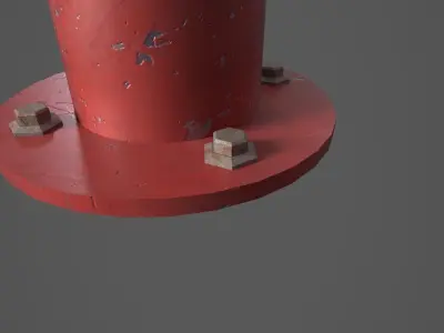 Barrier Low-poly 3D model