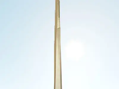 Skyscraper The Illinois-Frank Lloyd Wright 3D model
