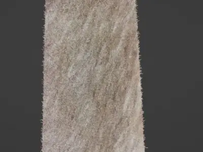 Carpet-Rug piece of wool Low-poly 3D model