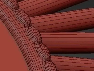 Wall mirror 8 3D model