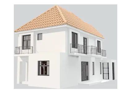 Modern Villa 2 3D model buy