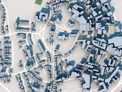 Armagh City in Northern Ireland  3D model