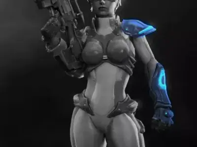 Nova arms armor part from Starcraft HOTS 3D print model
