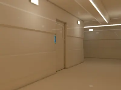 Interior Scene Low-poly 3D model