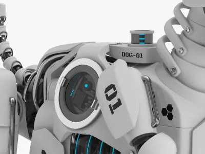  Robots Dog Rigged Collection 4 