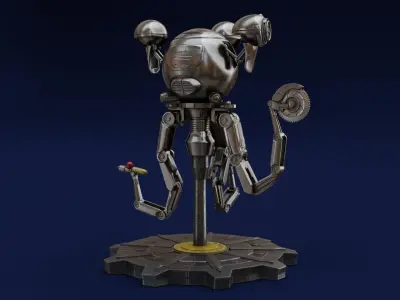 Fallout Codsworth 3D print model