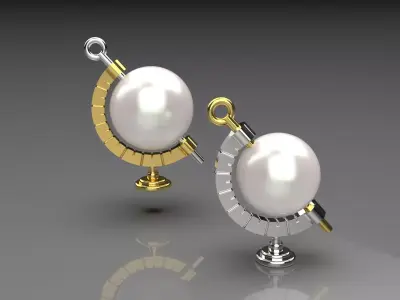 pearl pendant pp0013 3D print model