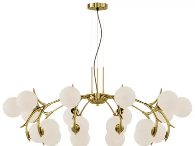 Corbett Chandelier Low-poly 3D model