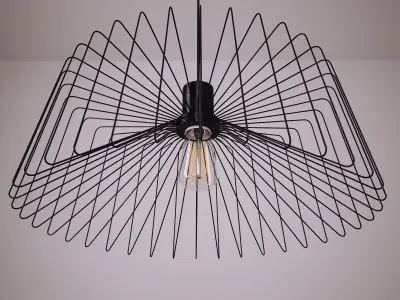 Lamp pendant light - wire 3D model