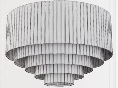 Restoration Hardware VITTI MIRRORED 5-TIER CHANDELIER Iron 3D model