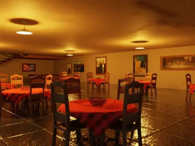 Hotel in Patagonia Low-poly 3D model