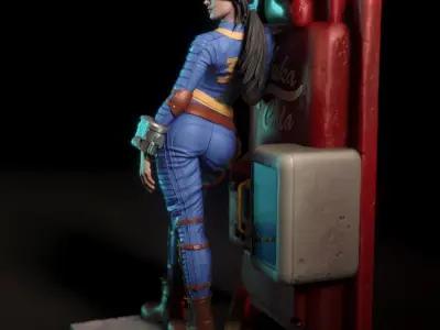 Lucy from Fallout 3D print model